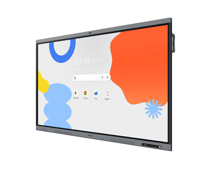 Samsung WA65FX-P 65-Inch 4K UHD 50 Touch-Points With Built-In 48MP Camera, Microphones, Speakers And EDLA Certified Smart Interactive Display (16GB RAM, 128GB ROM, Android 15.0)