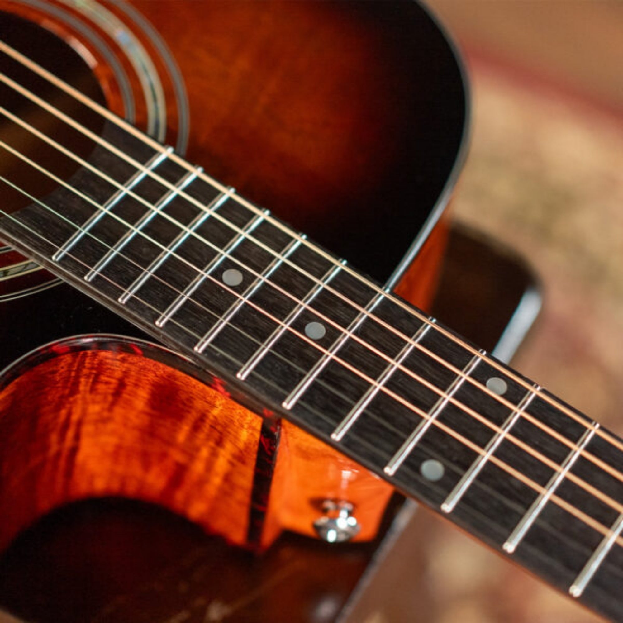 Washburn WCG12FCE-U Comfort Series Grand Auditorium 6-String With Flamed Okoume Top & Barcus-Berry LX4 Preamp Electro-Acoustic Guitar – Cognac Sunburst