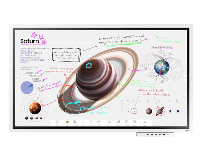 Samsung Flip Pro WM55B 55-Inch 4K UHD 20 Points Multi-Touch Smart Interactive Display