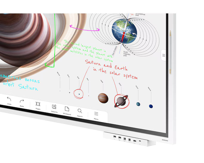 Samsung Flip Pro WM55B 55-Inch 4K UHD 20 Points Multi-Touch Smart Interactive Display