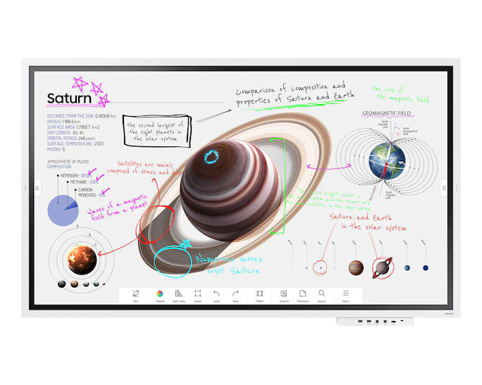 Samsung Flip Pro WM65B 65-Inch 4K UHD 20 Points Multi-Touch Smart Interactive Display