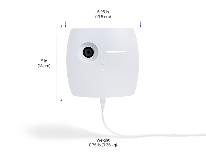 Owl Labs Whiteboard Owl 1080p HD Smart AI Whiteboard Camera for Hybrid Meetings