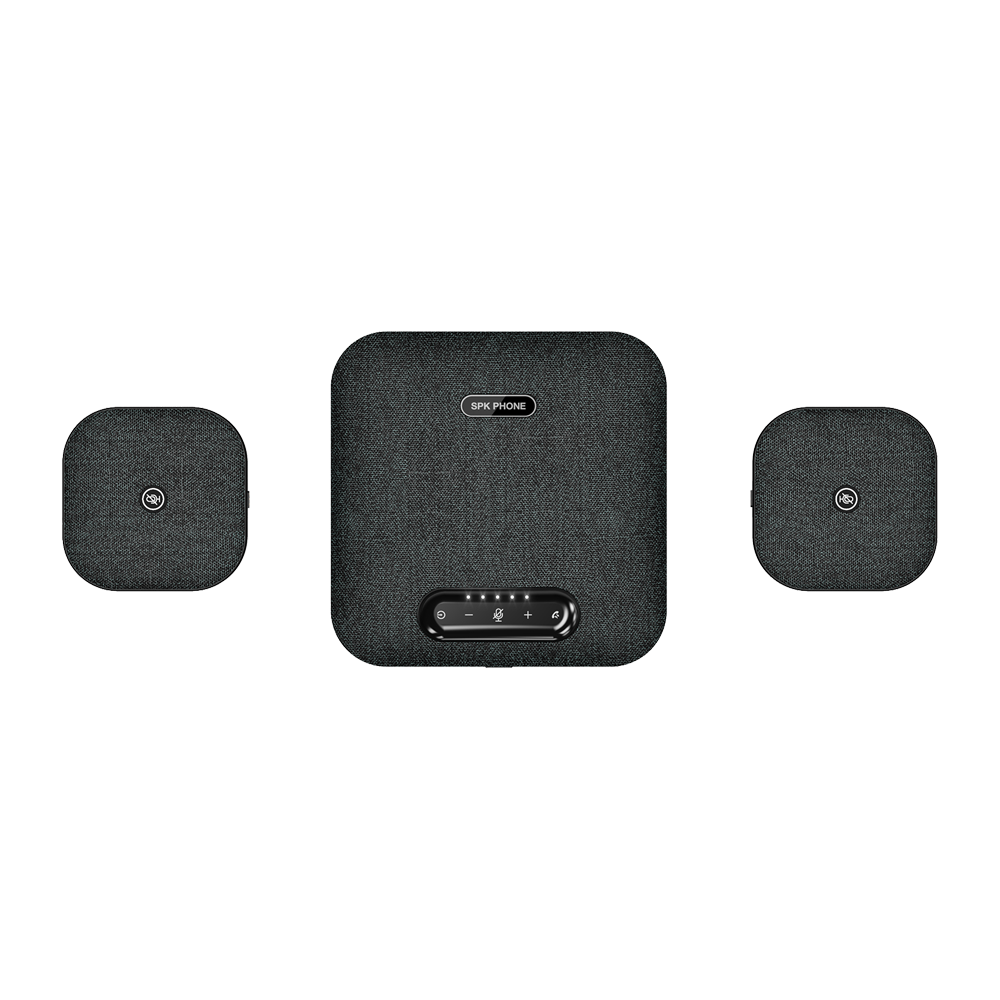 TREND Conference Speakerphone - Wireless, Conference Rooms & Huddle Spaces,  Black, Noise Reduction, Long Battery Life, Omnidirectional Voice Pickup
