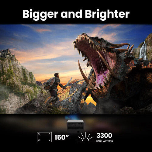 BenQ X3100i 4K UHD 3,300 ANSI Lumens HDR 4LED Flagship Console Gaming Projector
