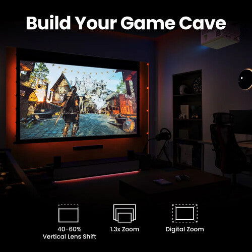BenQ X3100i 4K UHD 3,300 ANSI Lumens HDR 4LED Flagship Console Gaming Projector