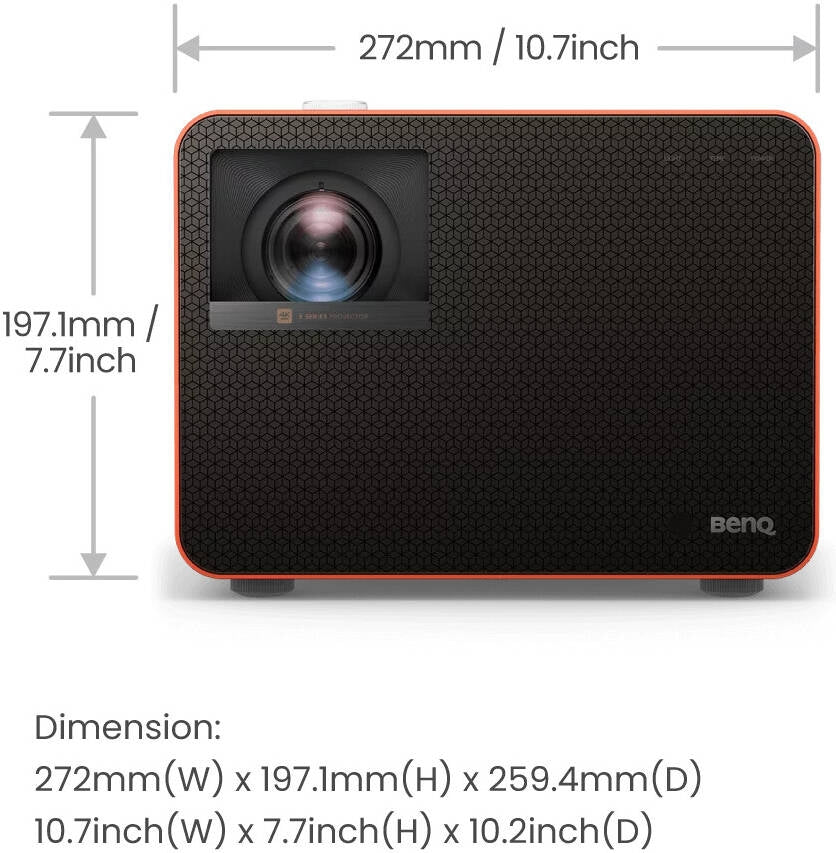 BenQ X3100i 4K UHD 3,300 ANSI Lumens HDR 4LED Flagship Console Gaming Projector