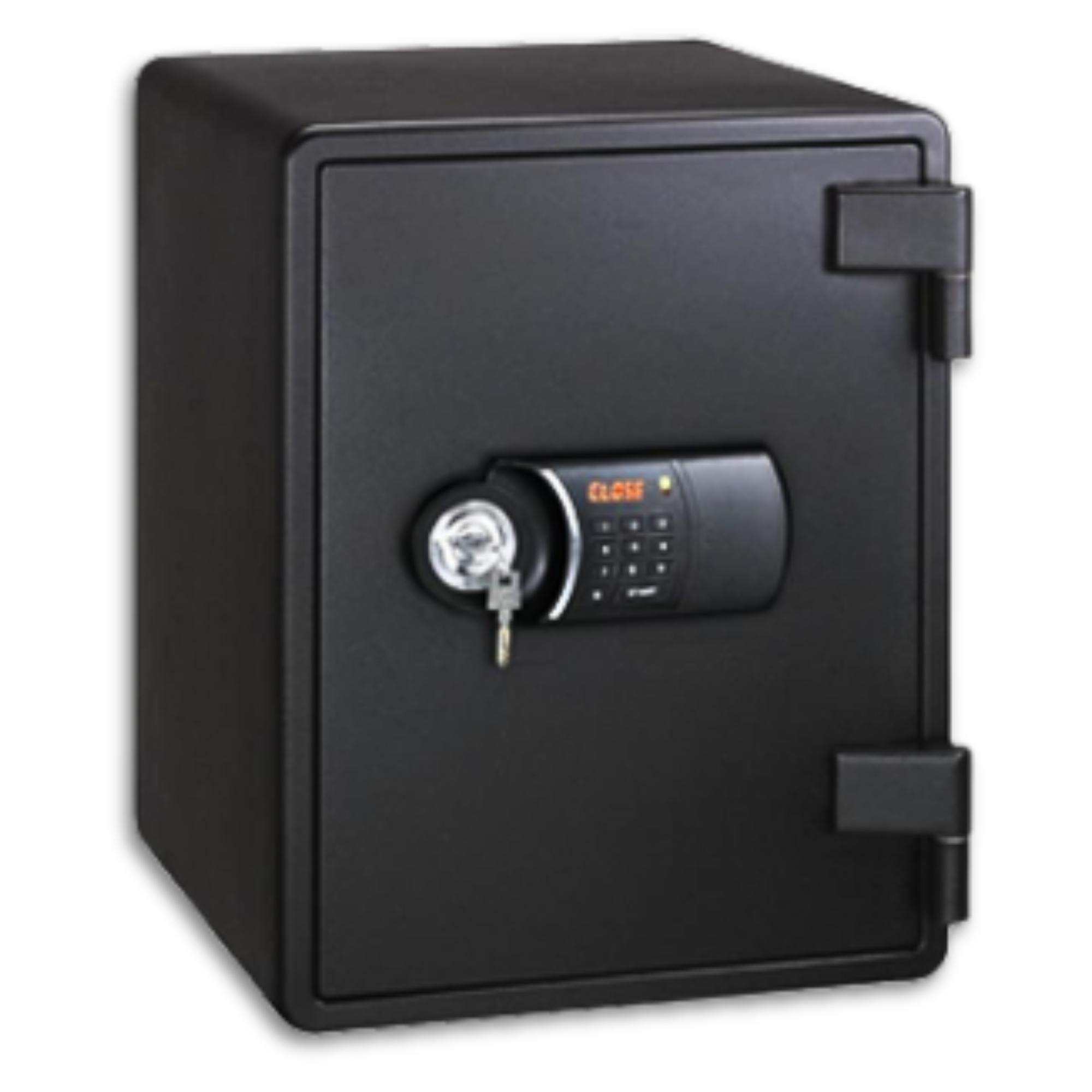 Eagle Safes YES-031DK Digital + Key Lock Fire Resistant Security Safe - Black
