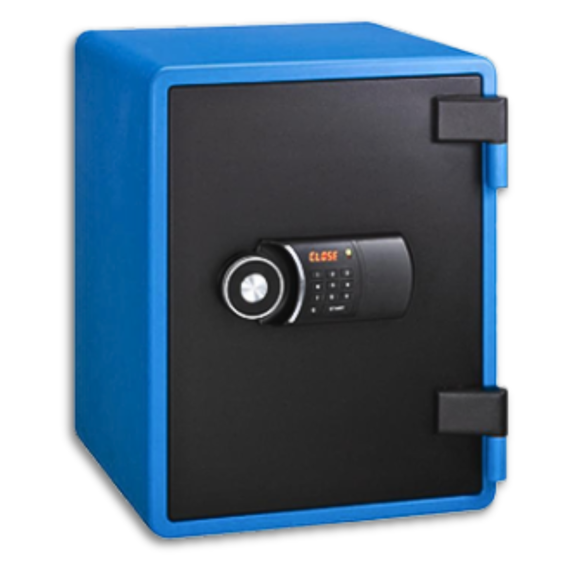 Eagle Safes YES-031DK Digital + Key Lock Fire Resistant Security Safe - Blue