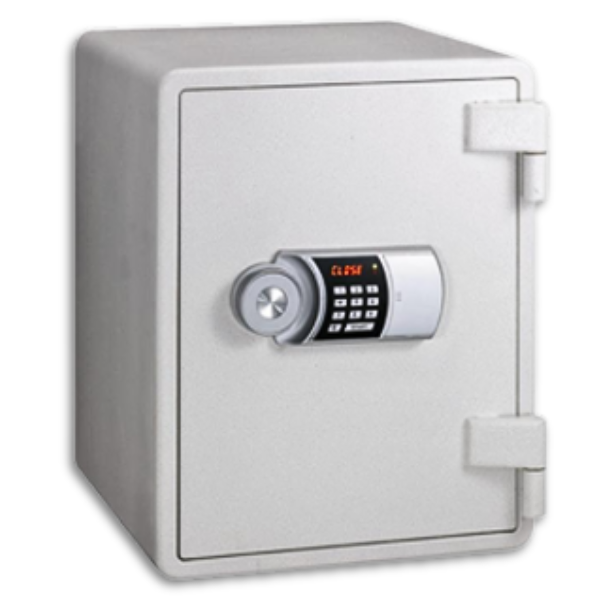 Eagle Safes YES-031DK Digital + Key Lock Fire Resistant Security Safe - White