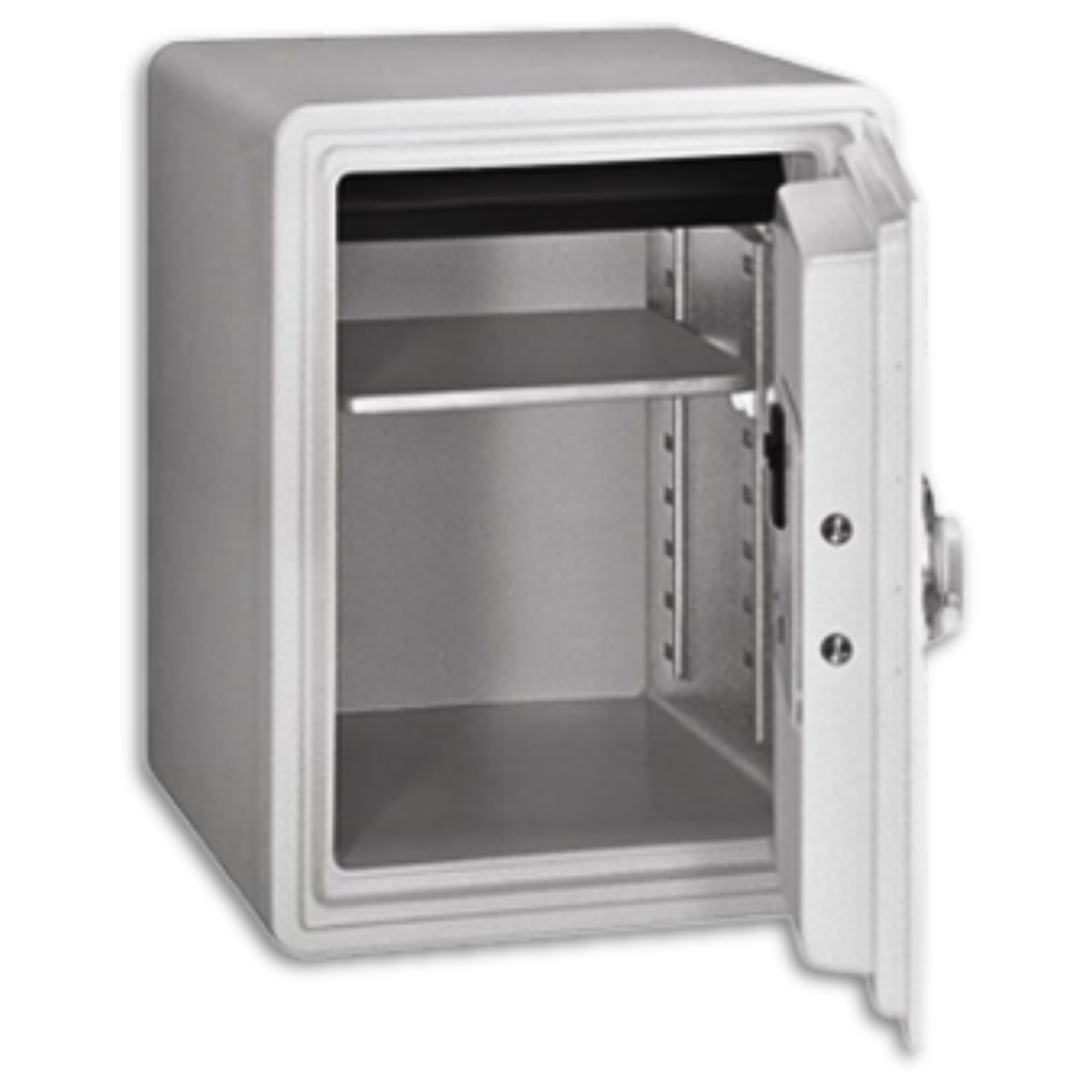 Eagle Safes YES-031DK Digital + Key Lock Fire Resistant Security Safe - White