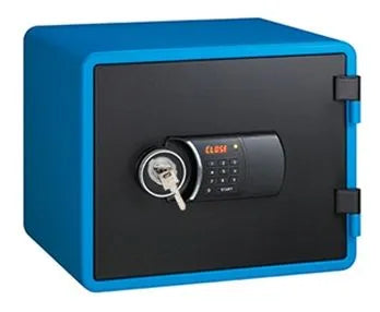Eagle Safes Fire Resistant Safe (YESM-020K) - BLUE - Digital Lock + Key Lock