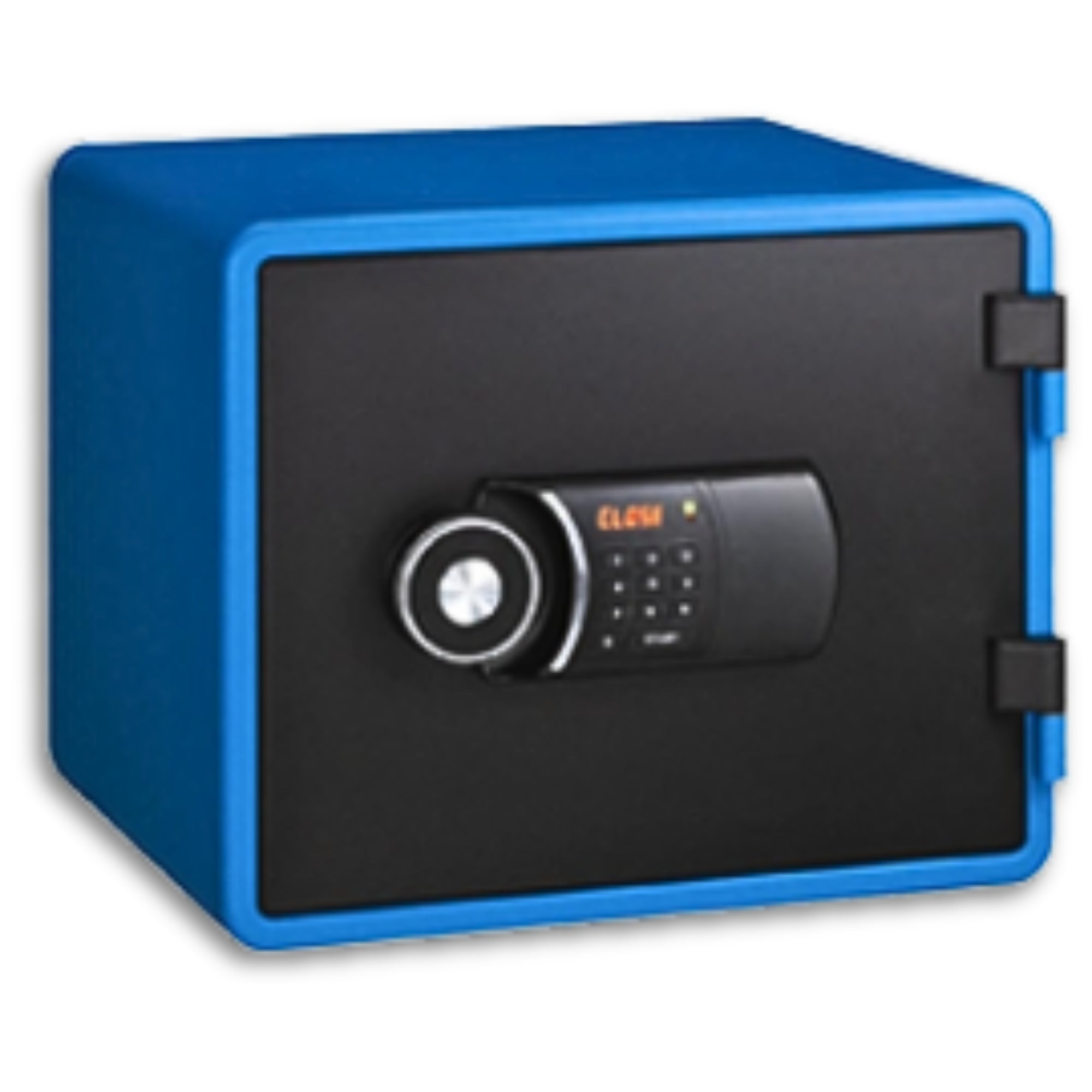 Eagle Safes YESM-020K Digital + Key Lock Fire Resistant Security Safe - Blue