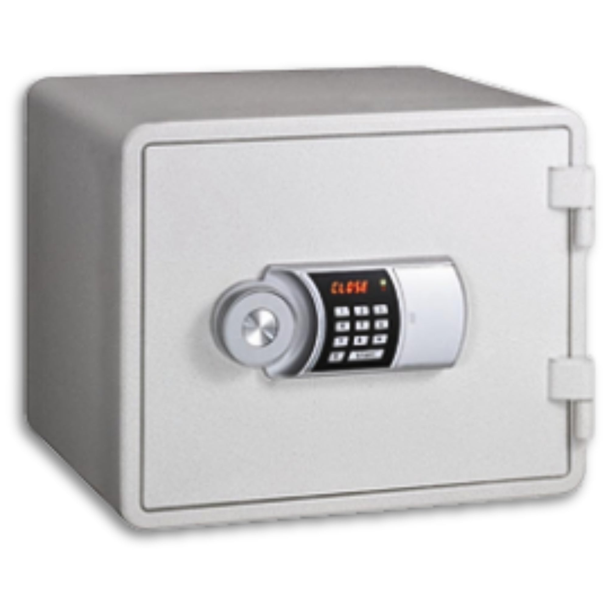 Eagle Safes YESM-020K Digital + Key Lock Fire Resistant Security Safe - White