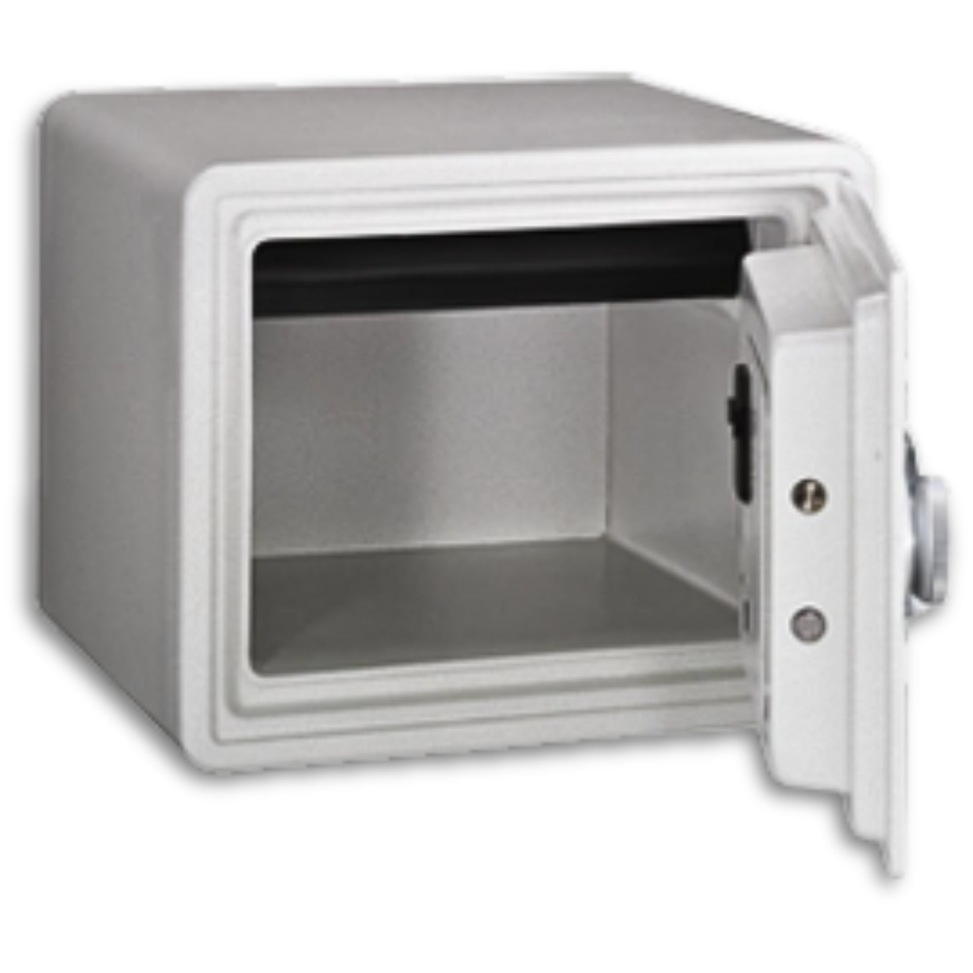 Eagle Safes YESM-020K Digital + Key Lock Fire Resistant Security Safe - White