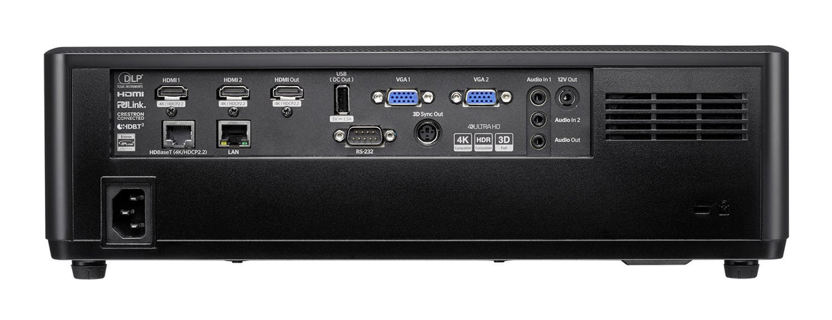 Optoma ZK608TST 6000 Lumens 4K UHD Short Throw Laser Projector