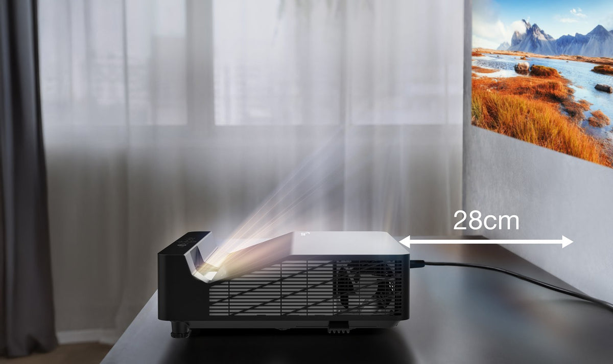 Optoma ZU600UST-B 6000 Lumens WUXGA Ultra Short Throw Laser Projector