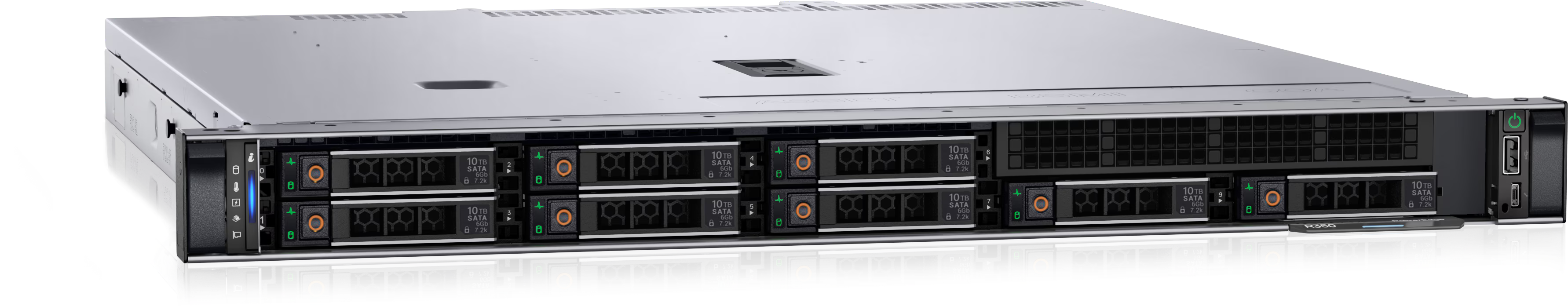 Dell PowerEdge R350 Rack Server | Intel Xeon E-2314 | 8 GB | 4TB | 600 W | 3 Year