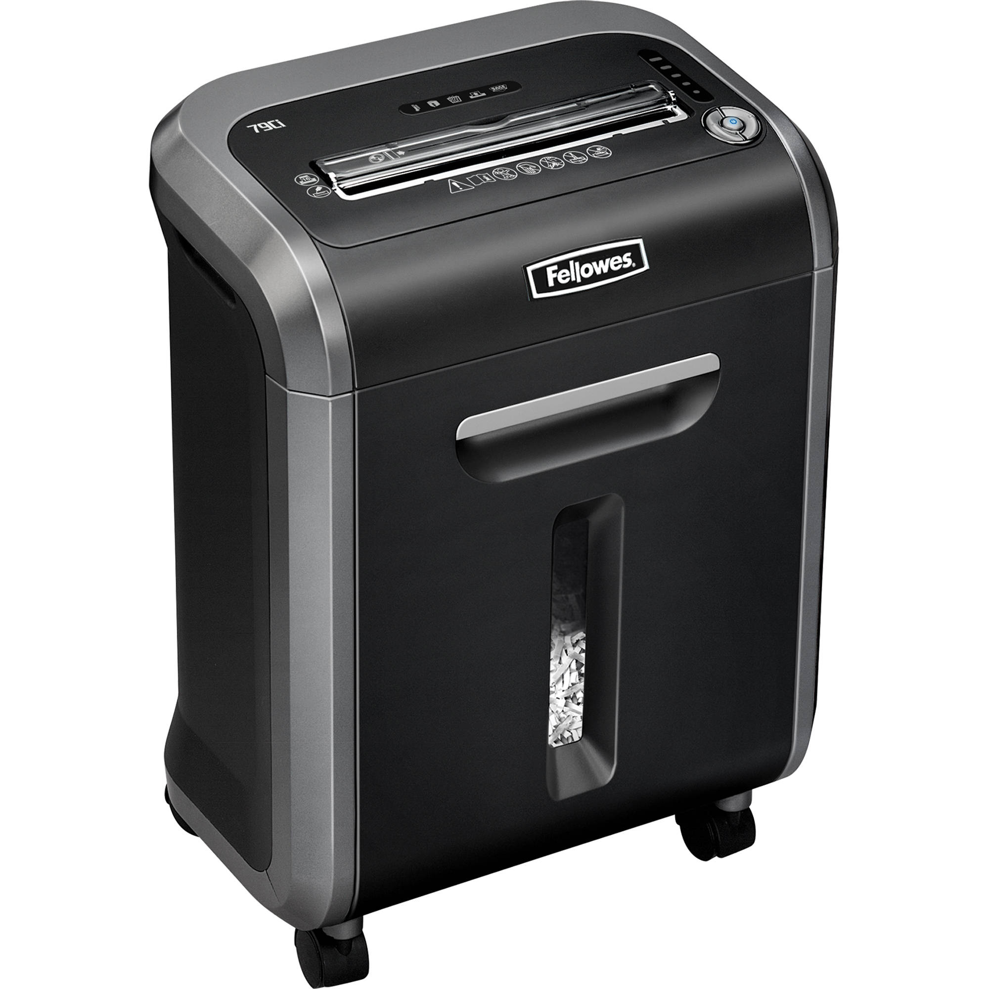 Fellowes Powershred 79Ci 100% Jam Proof Cross-Cut Shredder – 16-Sheet Capacity, P-4 Security Level, SafeSense® Technology, 6-Gallon Pull-Out Bin for Home and Office Use