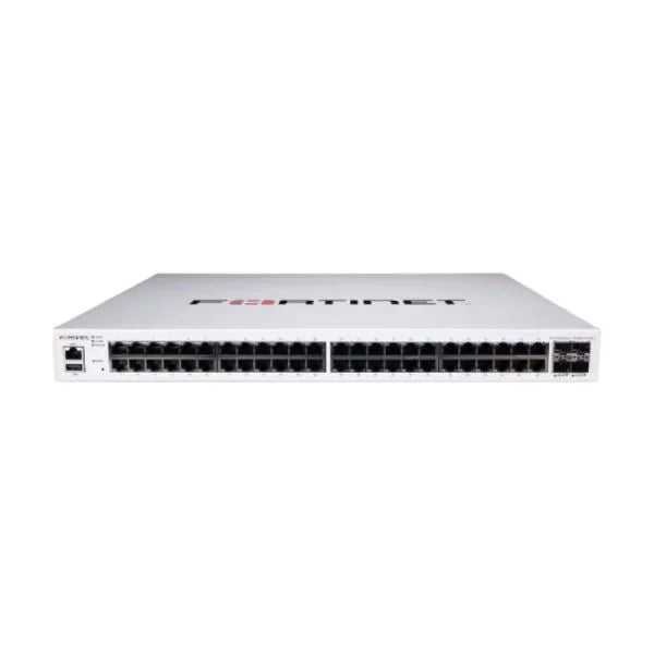 Fortinet FS-448E-POE Switch – 48x PoE + 4x 10GE SFP+ | GulfTechShop