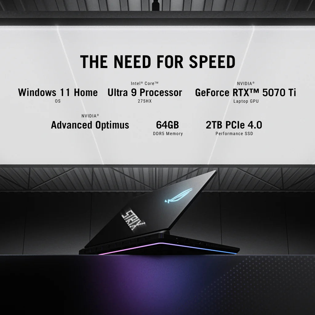 ASUS ROG STRIX SCAR 18 G835LR-SA040W | Intel Ultra 9 275HX, 64GB RAM, 2TB SSD, 18