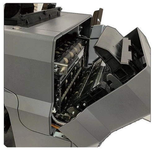 Trieuse de billets Hitachi IH-210 – 3 bacs, double capteur CIS couleur, capacité de 32 devises
