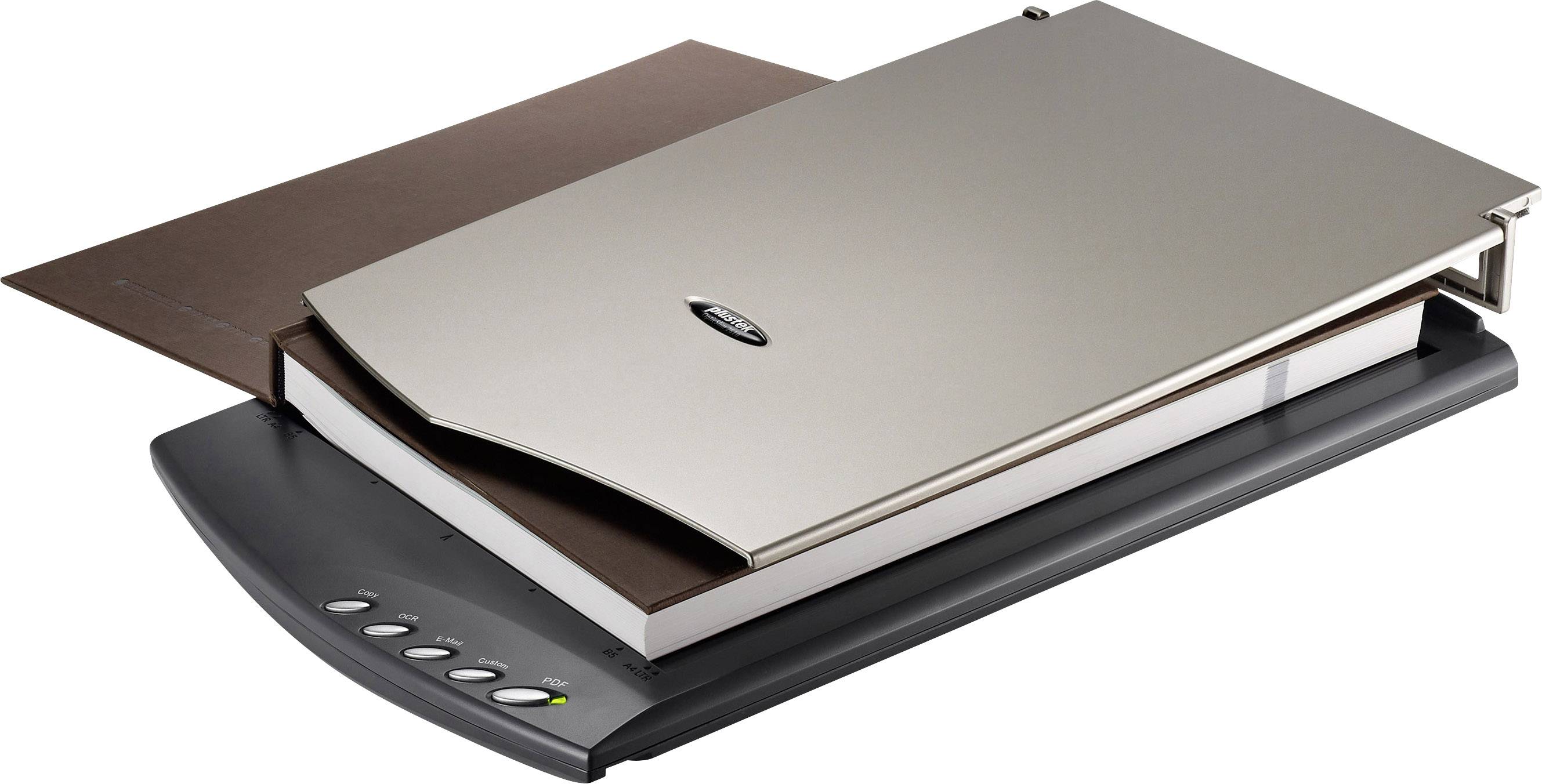 Plustek OpticSlim 2610 Plus Scanner – 1200 dpi, 5 One-Touch Buttons, USB-Powered, Compact Design for Home and Office Use