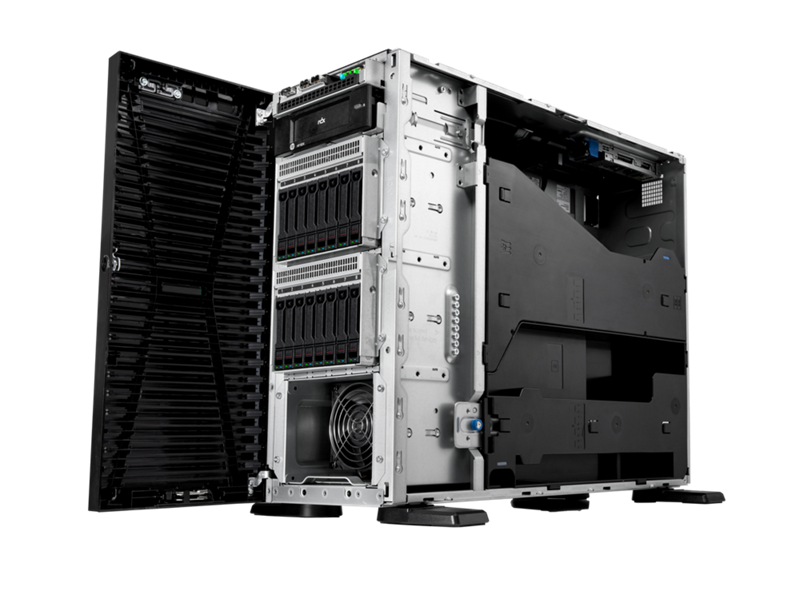 HPE ProLiant ML110 Gen10 Tower Server - Intel Xeon Gold 5416S, 32GB DDR5, 8 Small Form Factor (SFF) Drive Bays (Model: P55641-421)